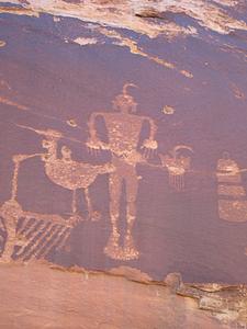 Wolfman Petroglyph Panel